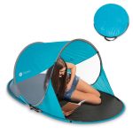 Namiot plażowy samorozkładający pop up Tadar Seasound 190 x 120 x 90 cm niebieski