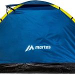 martes TENTINO II namiot kempingowy – 2 osobowy namiot kopułowy z wentylacją, lekki, wodoszczelny – łatwy montaż na trekking, dla rodziny, na festiwal, wędrówki z plecakiem, Posejdon/Sulphur Spring, : Amazon.pl: Sport i turystyka