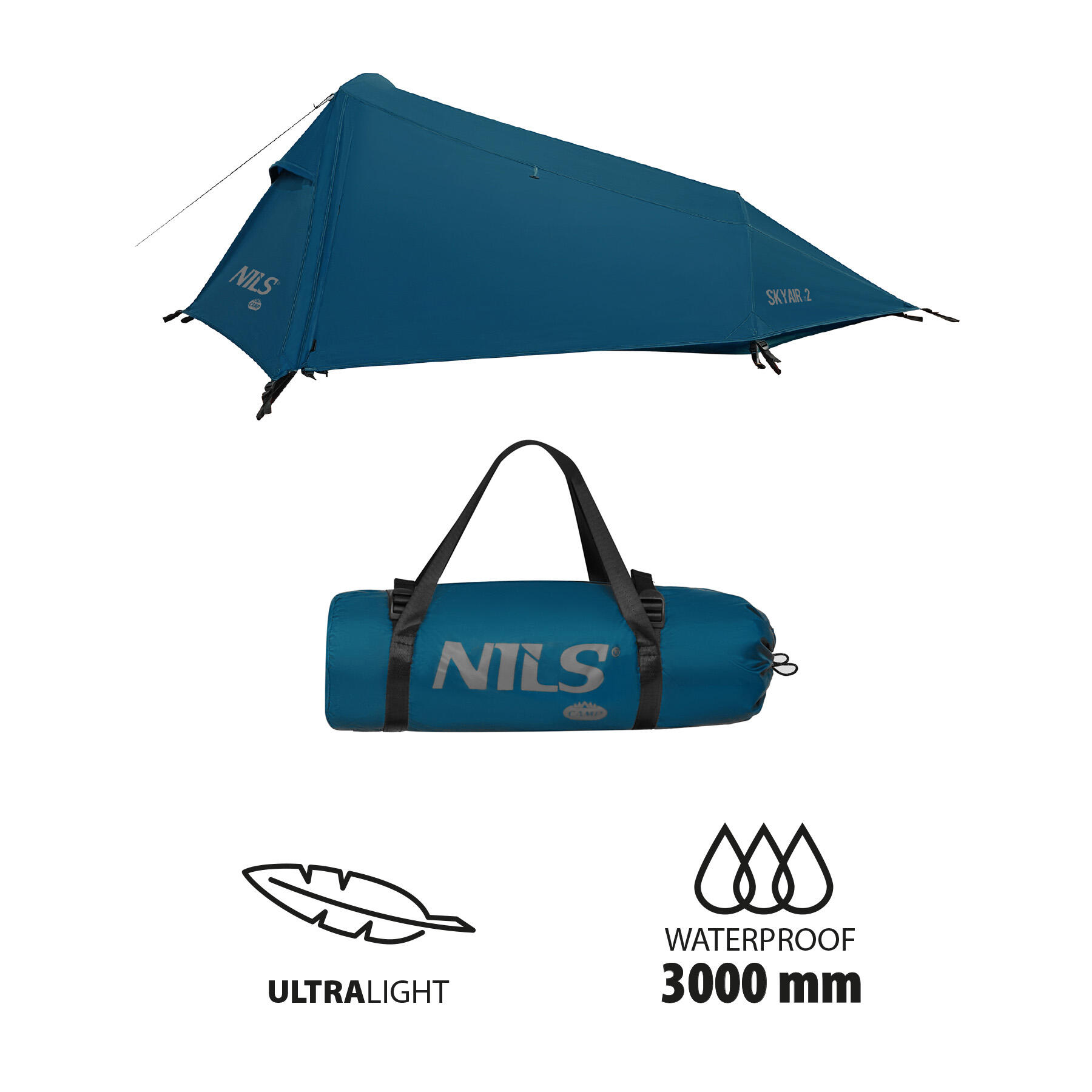 namiot-2-osobowy-ultralekki-422uvy-1.jpg Namiot turystyczny 2 osobowy ultralekki NILS CAMP NC2502 trekkingowy 2,4 kg - obrazek 1