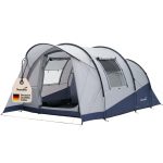 Namiot kempingowy tunelowy Isken 3 Protect, 3 osobowy, 1 sypialnia, przedsionek