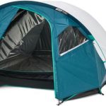 Quechua Kempingowy Mh100 Fresh&Black 3 Osobowy Beżowy Brązowy Szary Turkusowy Zielony