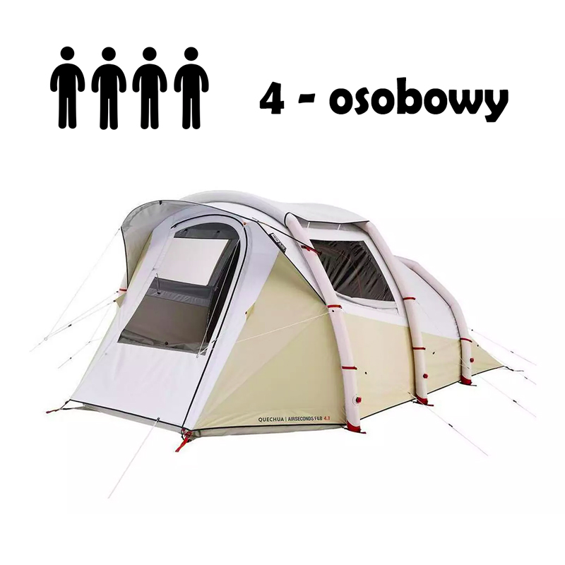 namiot-4-osobowy-wysoki-666rku-1.jpg Namiot 4 osobowy Air Seconds 4.1 dmuchany Fresh&Black Quechua - obrazek 1