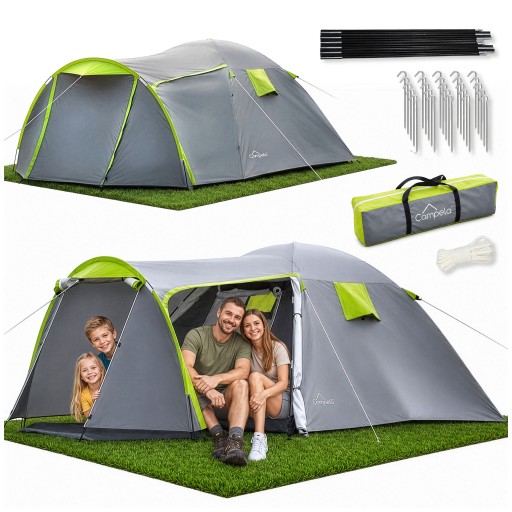 namiot-4-osobowy-z-tropikiem-921blf-1.jpg Namiot turystyczny Campela Tropical4 szary 4 osobowy, 5907747601864 • Cena • Opinie Allegro - obrazek 1