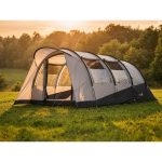 Namiot kempingowy tunelowy Isken 5 Protect, 5 osobowy, 1 sypialnia, przedsionek