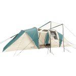 Namiot kempingowy tunelowy Kalmar 6, 6 osobowy, 2 sypialnie, panorama dach | Decathlon