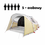 Namiot 5 osobowy Air Seconds 5.2 dmuchany Fresh&Black​ Quechua