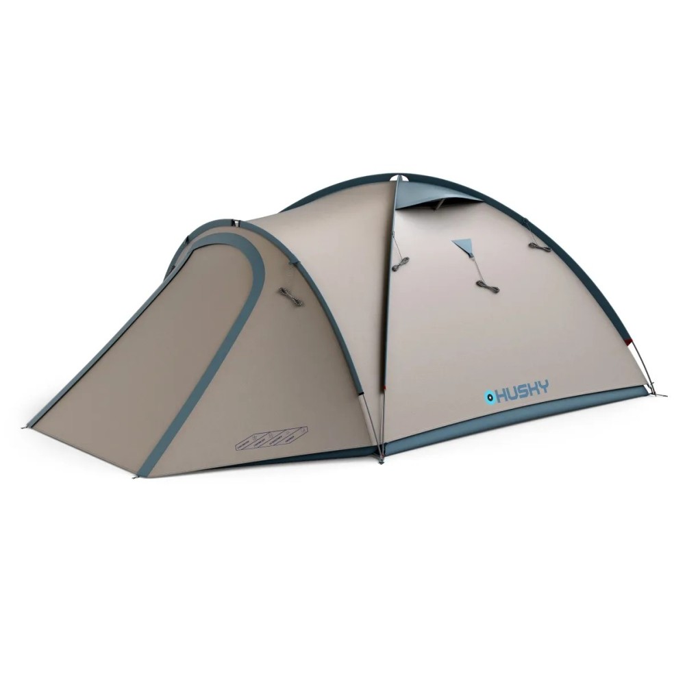 namiot-husky-436zyc-1.jpg Namiot Husky Outdoor BIZON 4 os. Classic jasno szary - obrazek 1