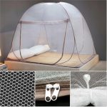 MOSKITIERA NAMIOT NA ŁÓŻKO 150x200 POP UP SKŁADANA 2 WEJŚCIA TURYSTYCZNA, 5902138701642 • Cena • Opinie Allegro