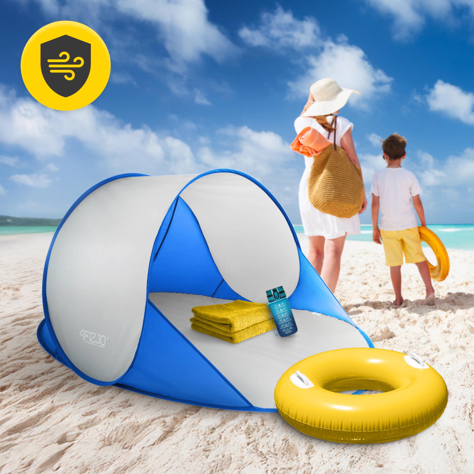namiot-na-plaze-decathlon-612ong.jpg Namiot plażowy POP UP 4FIZJO samorozkładający - obrazek 1
