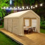 Namiot ogrodowy imprezowy PE 3x6m beżowy GNO 1
