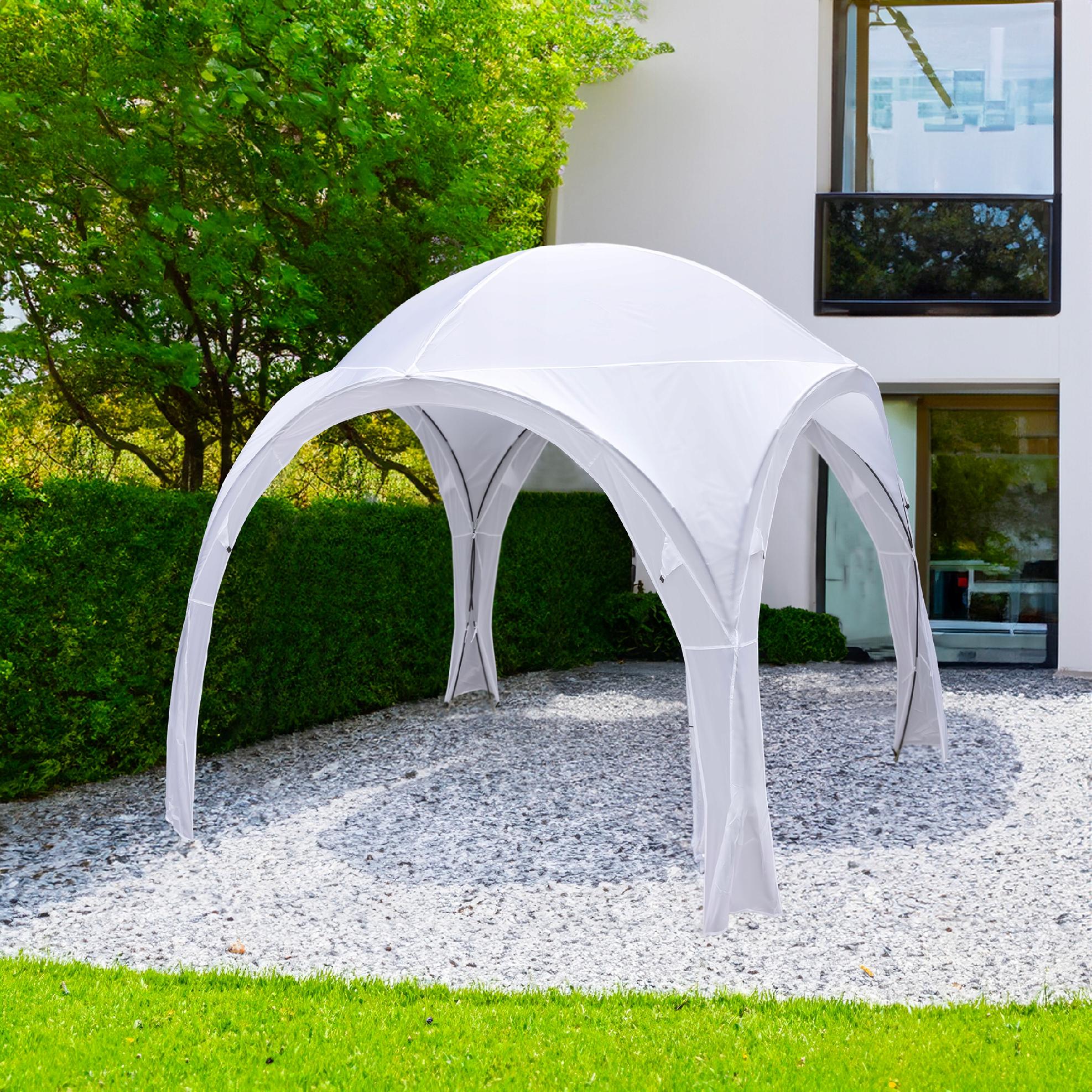 namiot-piknikowy-657gwk-1.jpg Pawilon namiot campingowy 3,2m x 2,5m ogrodowy składany na taras altana, pergola | Sklep internetowy HomeAndGarden24 - obrazek 1