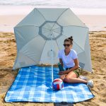 Parasol/namiot plażowy 200cm 2w1 z wentylacją UPF50+ sklep Captain Mike