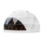 Namiot sferyczny całoroczny kopuła Ø 6m drzwi PVC glamping 28m2, 5904506744930 • Cena • Opinie Allegro