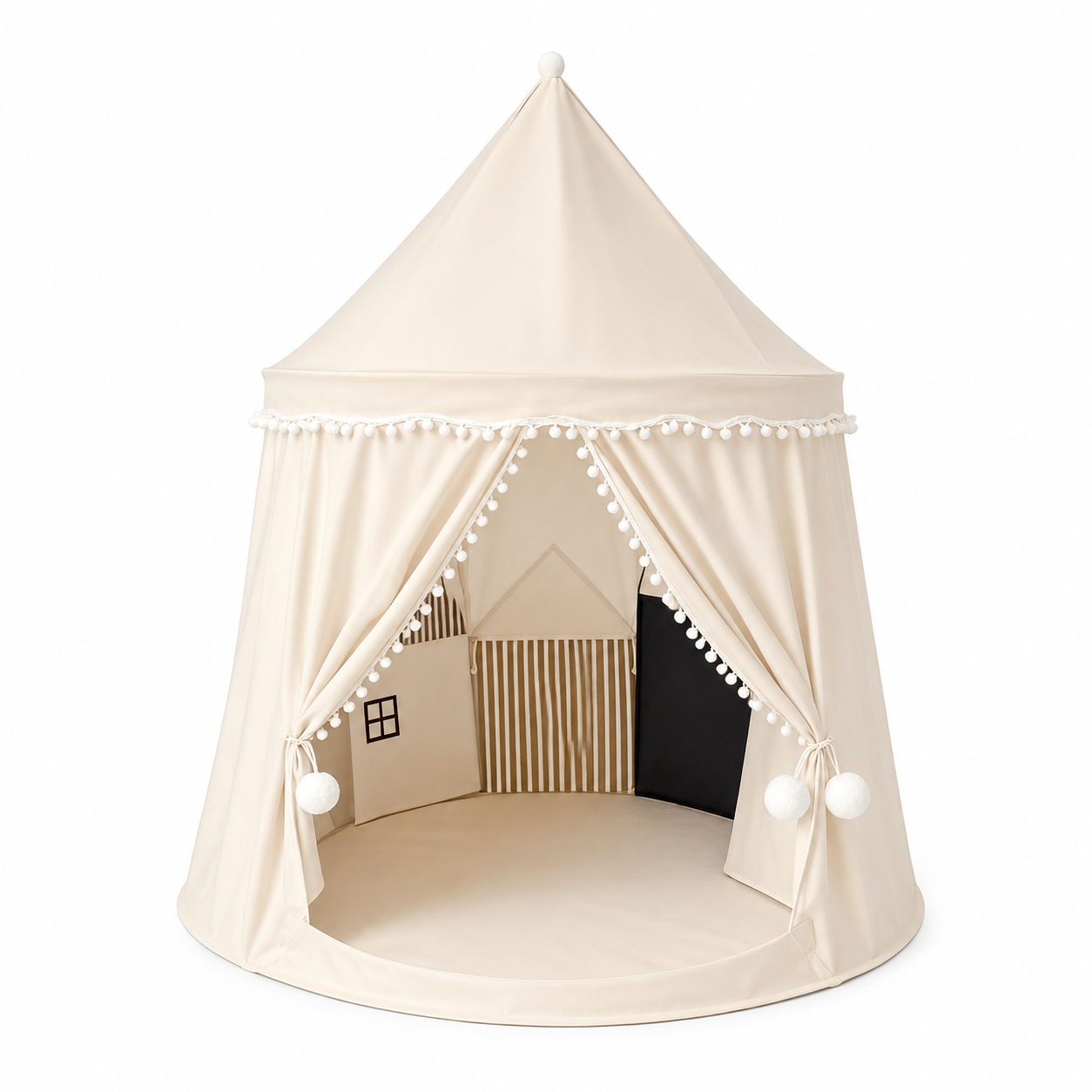 namiot-tipi-duzy-412vur.png Namiot Tipi Dla Dzieci Duży Zamek Księżniczki Składany Domek Do Zabawy - obrazek 1
