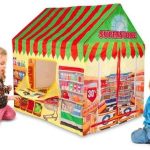 Lean Toys Namiot Sklep Spożywczy Rozkładany Domek Ceny i opinie Ceneo.pl