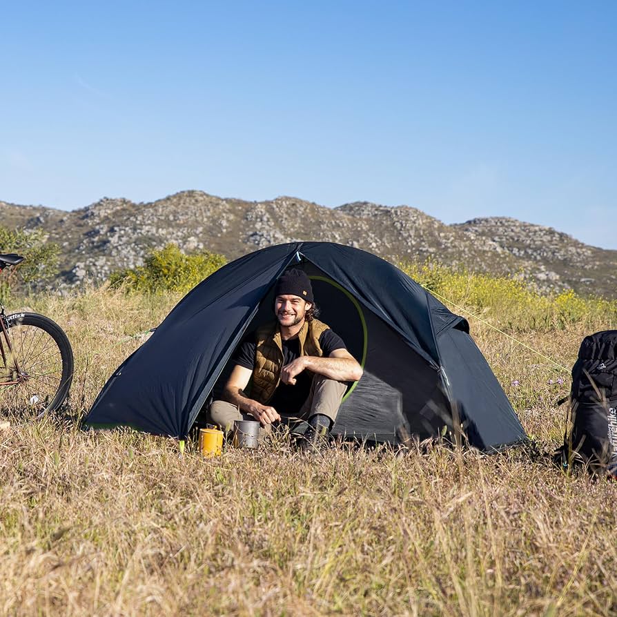 ultralekki-namiot-236qeq-1.jpg Naturehike Ultralekki Namiot dla 1 Osoby Wodoodporny Namiot z Plecakiem na Kemping Kolarstwo Piesze Wycieczki (Granatowy) : Amazon.pl: Sport i ... - obrazek 1